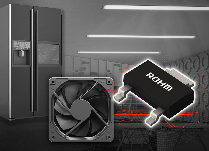 Les MOSFET compacts SOT-223-3 600V de ROHM contribuent à réduire la taille et diminuer l’épaisseur des alimentations d’éclairages, de pompes et de moteurs